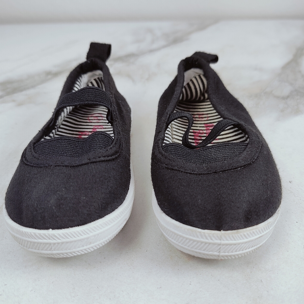 Beverly Hills Princess Infant Baby Black Canvas Mary Jane Dress Sneakers, Sz 5 - Picture 4 of 8